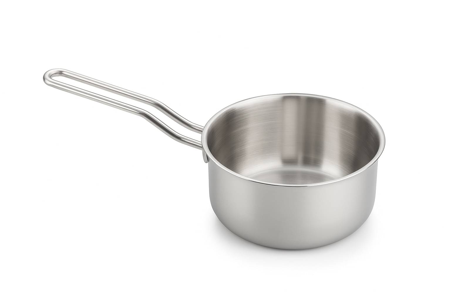 Dynore Sauce Pan Triply Stainless Steel Sauce Pan Induction Bottom without Lid 15 cm Diameter 1.2 Ltr Dynore Sauce Pan Triply Stainless Steel Sauce Pan Induction Bottom without Lid 15 cm Diameter 1.2 Ltr
