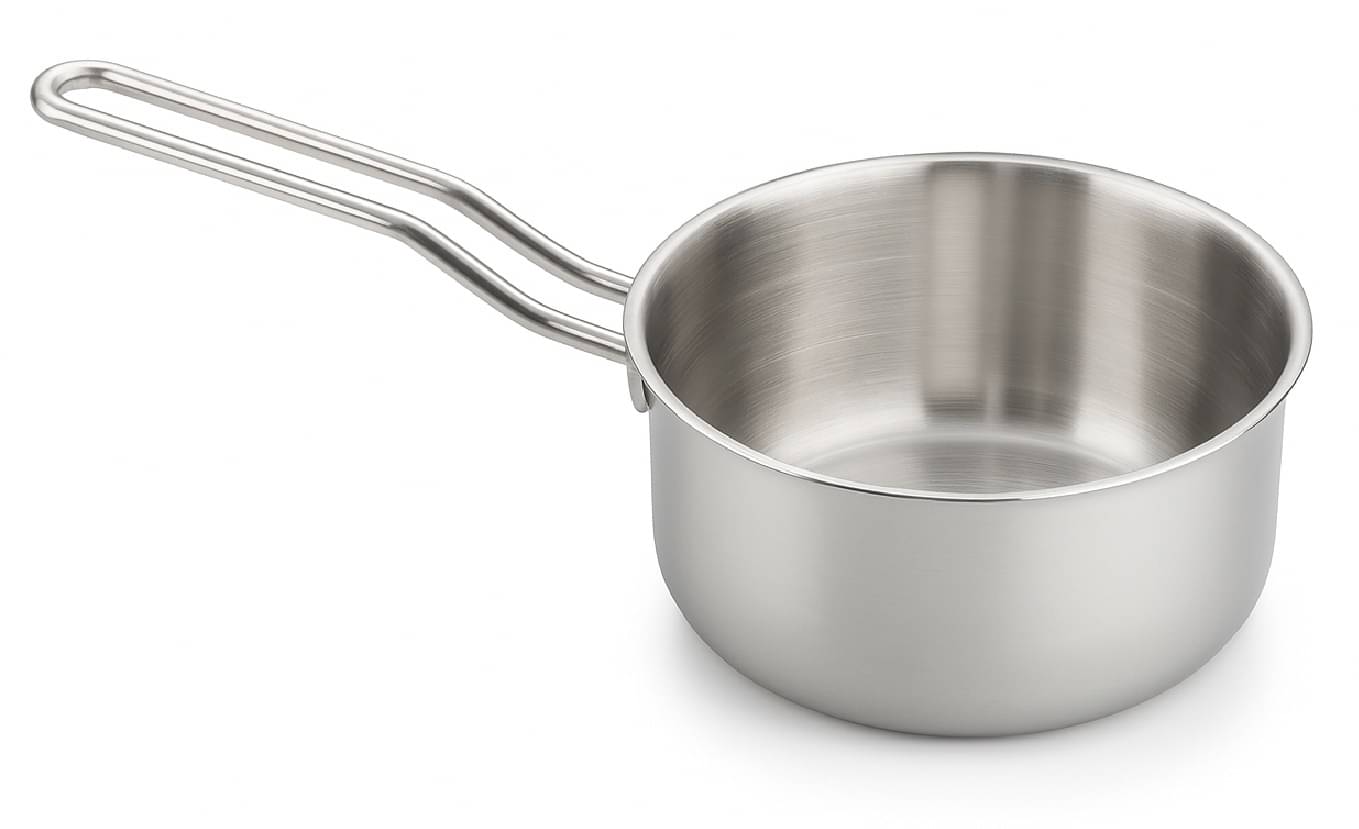 Dynore Sauce Pan Triply Stainless Steel Sauce Pan Induction Bottom without Lid 17 cm Diameter 1.6 Ltr Dynore Sauce Pan Triply Stainless Steel Sauce Pan Induction Bottom without Lid 17 cm Diameter 1.6 Ltr