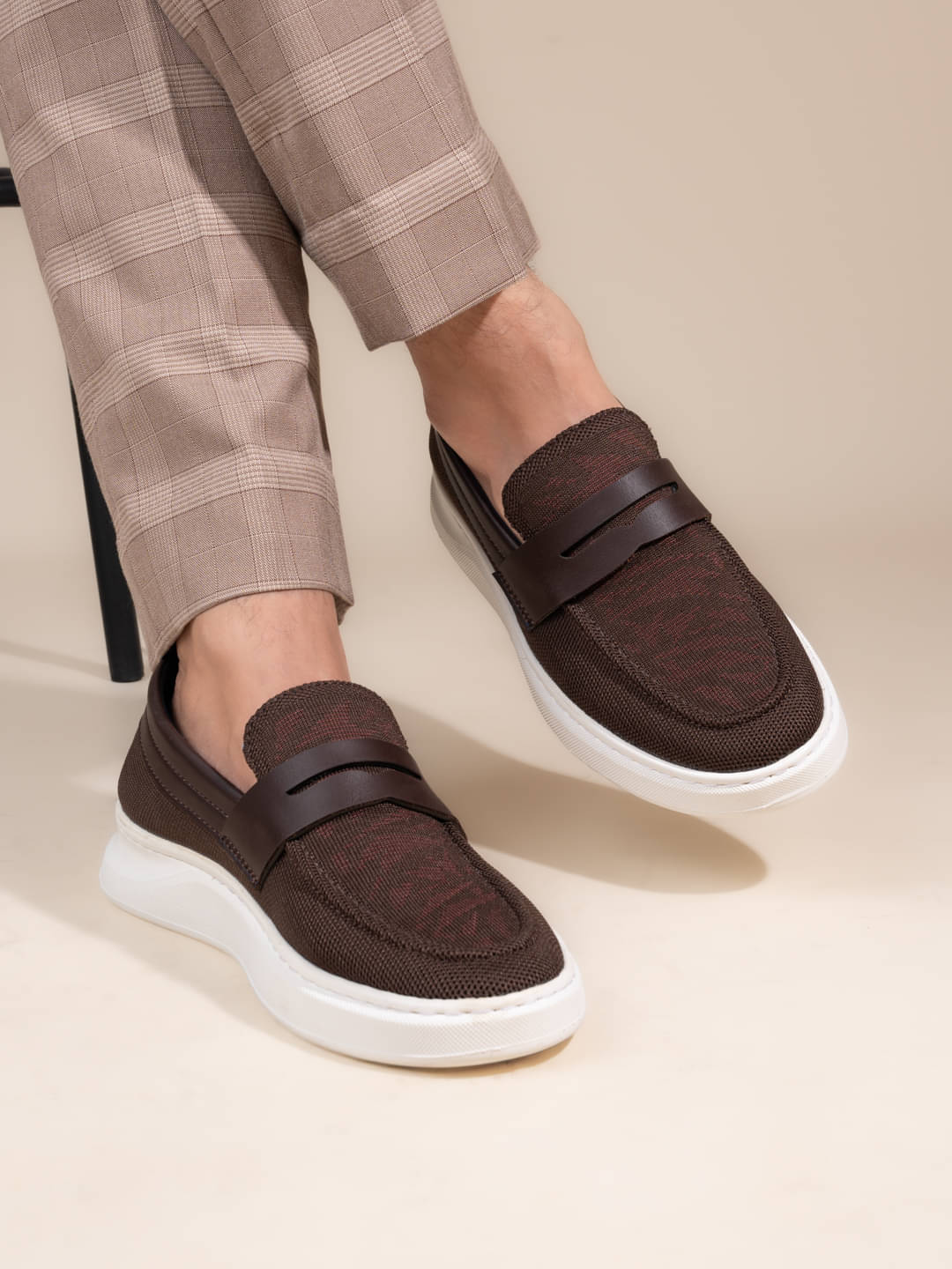     			Fentacia Brown Men's Slip on Shoes