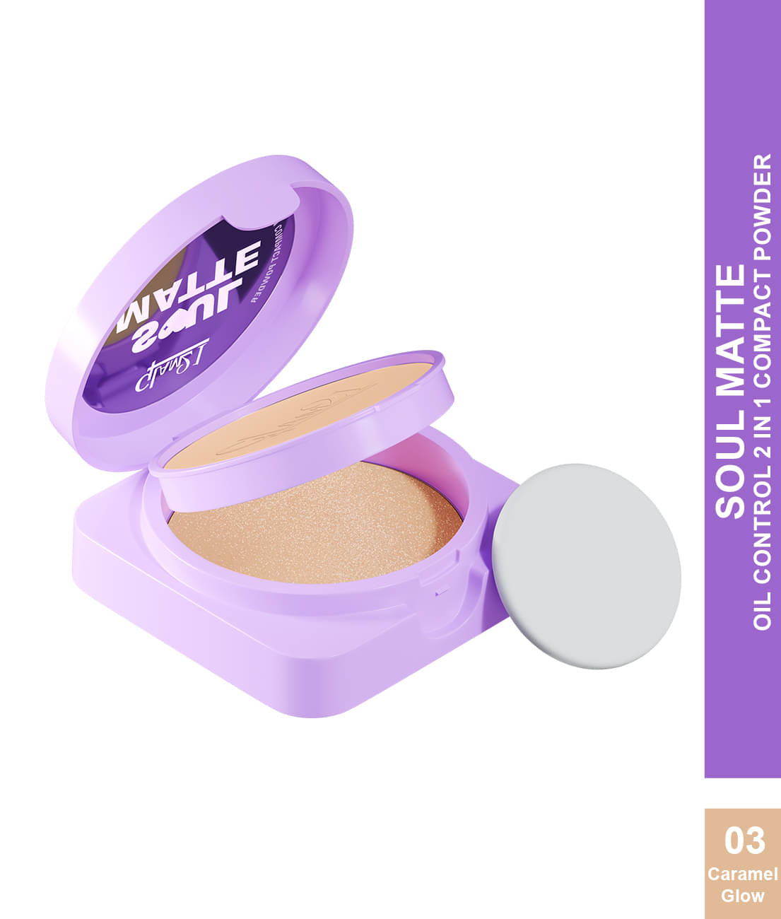    			Glam21 SoulMatte-Caramel Glow Pressed Powder Light 18 g