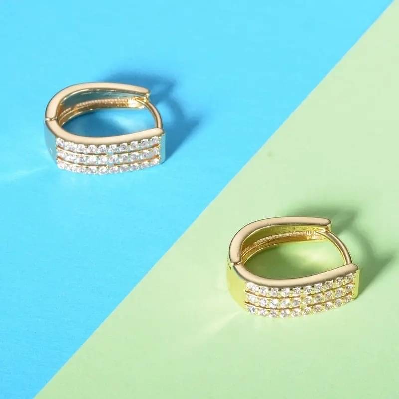     			GlowNest Yellow Bali Earrings ( Pack of 1 )