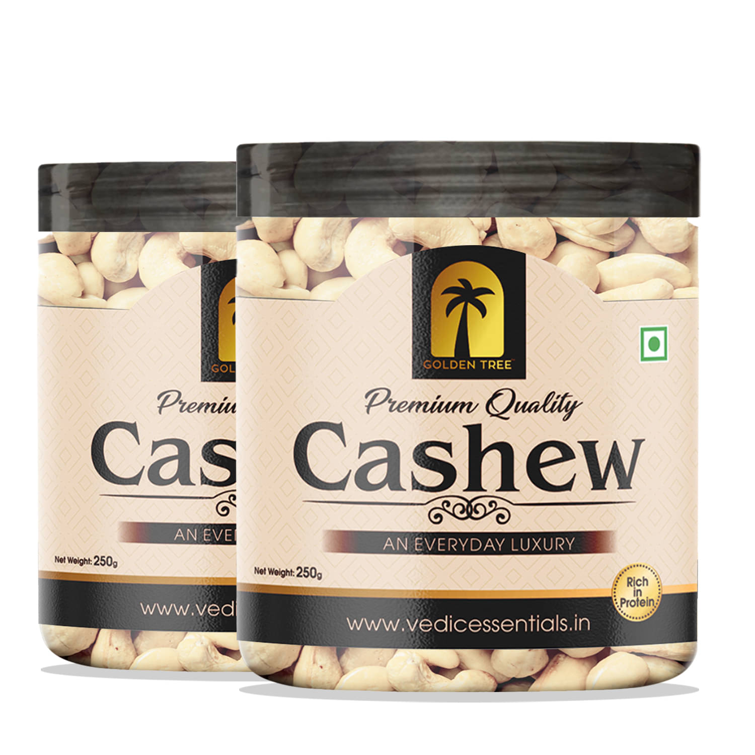     			Golden Tree Cashew nut (Kaju) 250 g Pack of 2