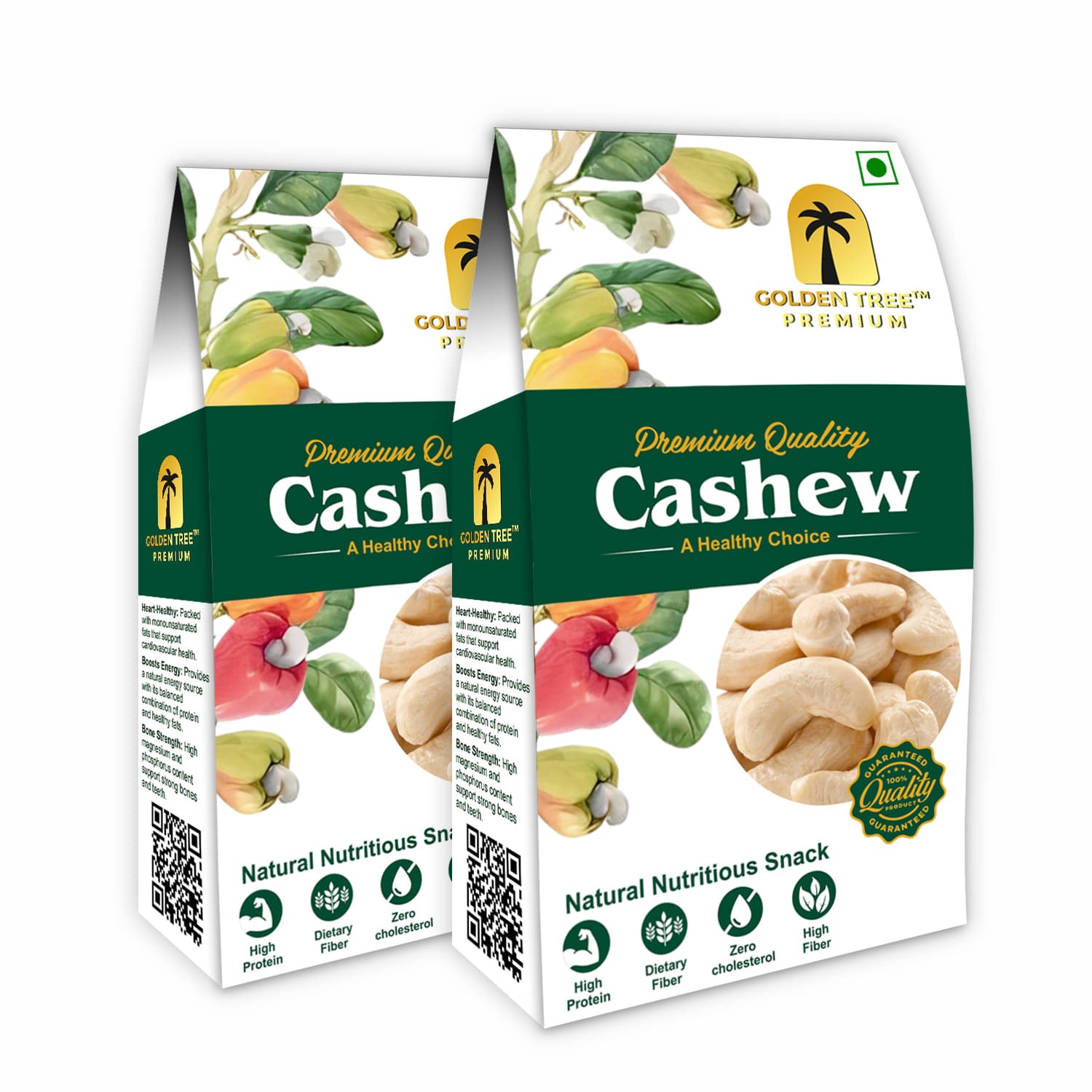     			Golden Tree Cashew nut (Kaju) 250 g Pack of 2