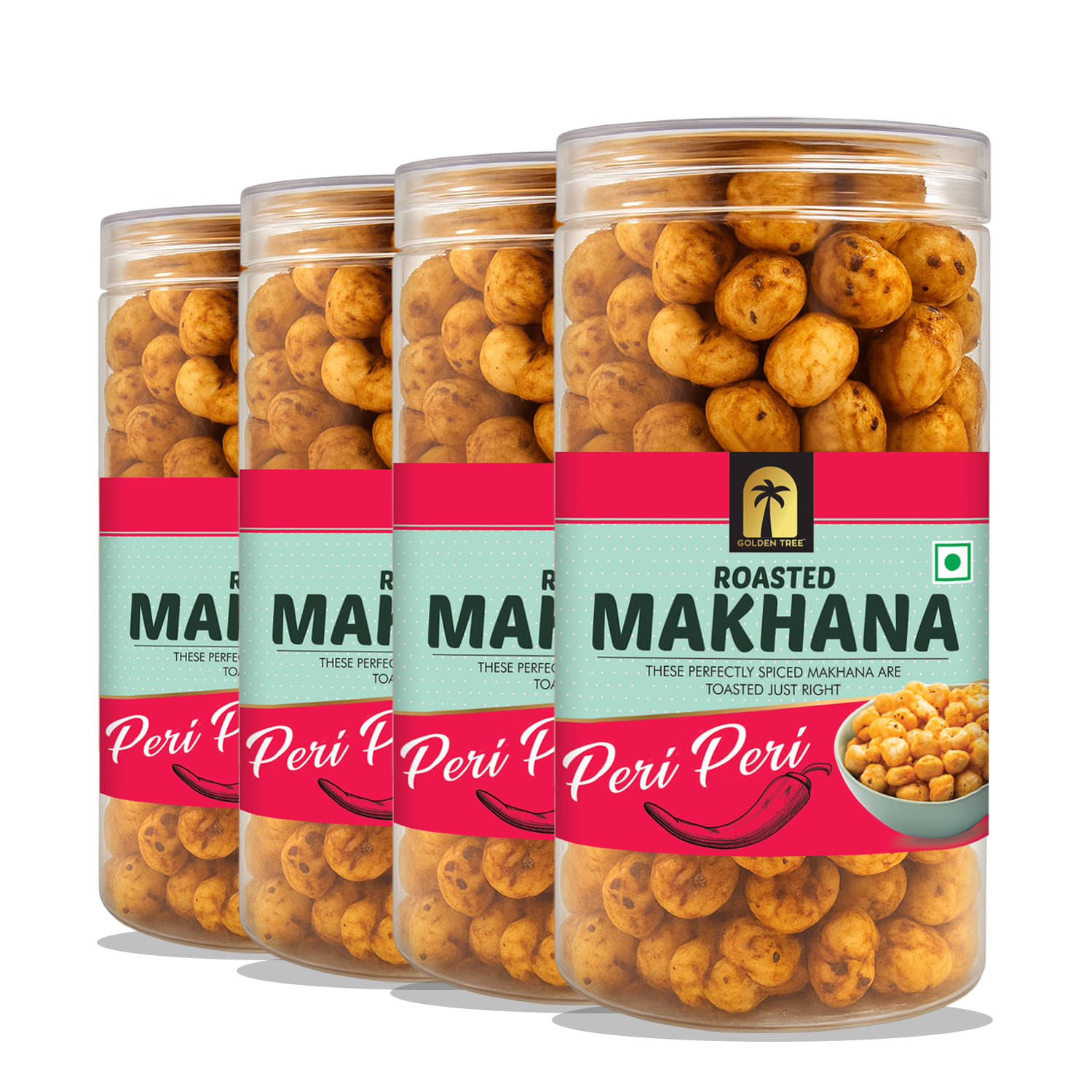     			Golden Tree Handpicked phool makhana/lotus seeds 100 g Pack of 4