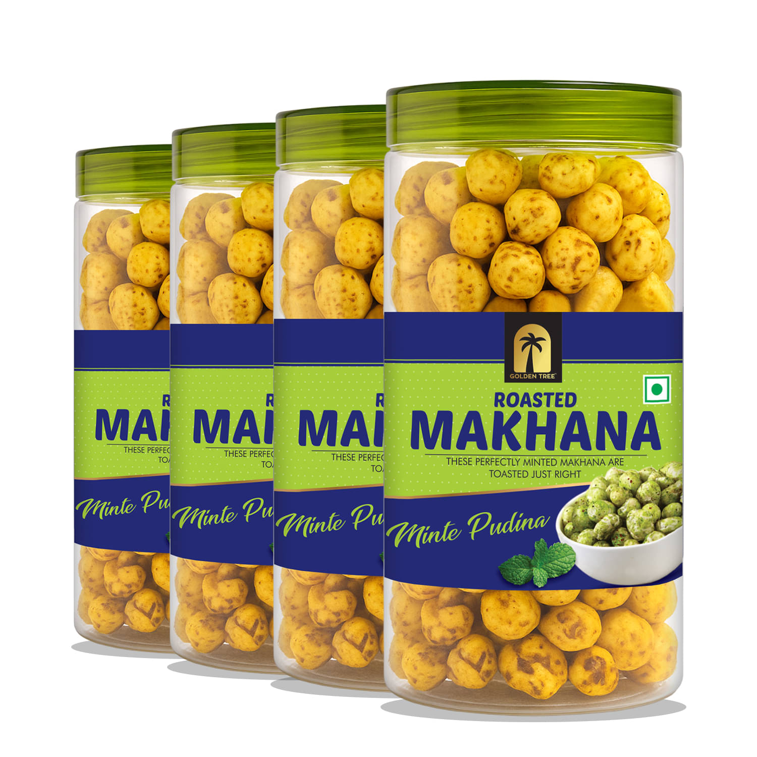     			Golden Tree Handpicked phool makhana/lotus seeds 100 g Pack of 4