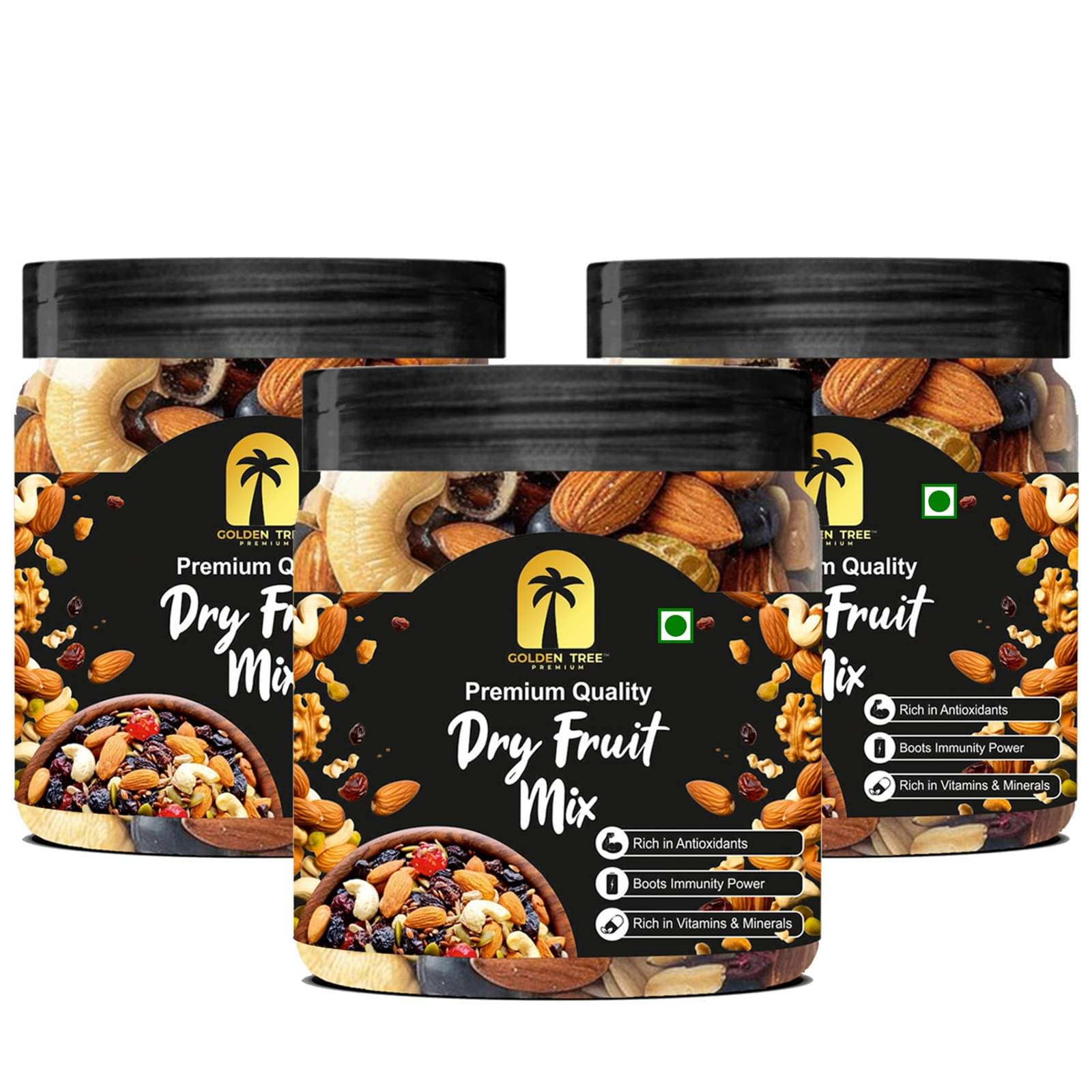     			Golden Tree Mixed Nuts 250 g Pack of 3