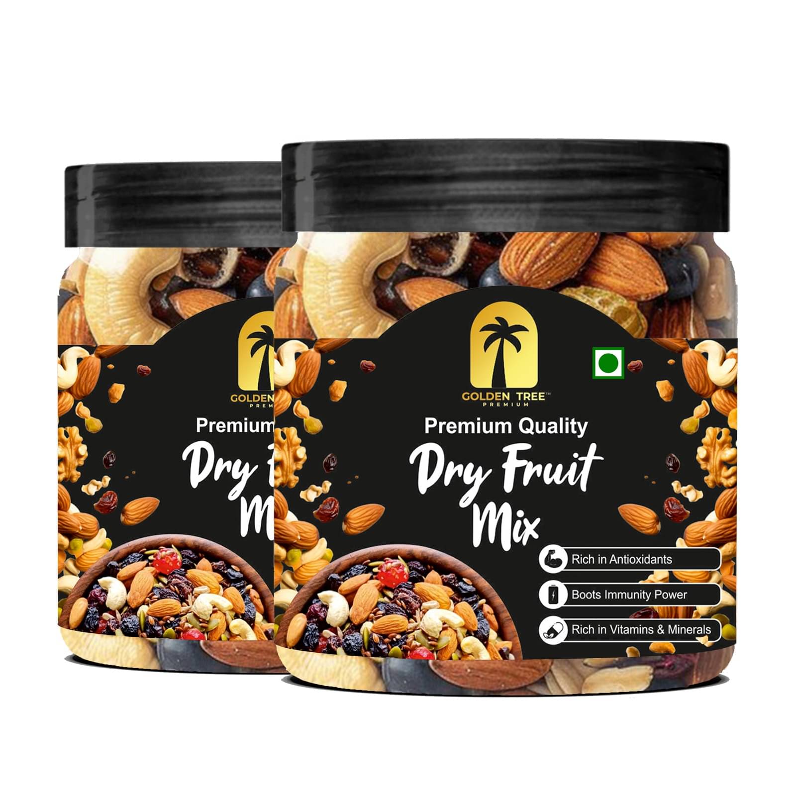     			Golden Tree Mixed Nuts 250 g Pack of 2