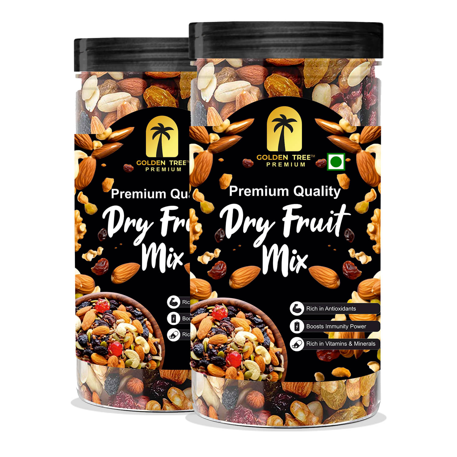     			Golden Tree Mixed Nuts 400 g Pack of 2