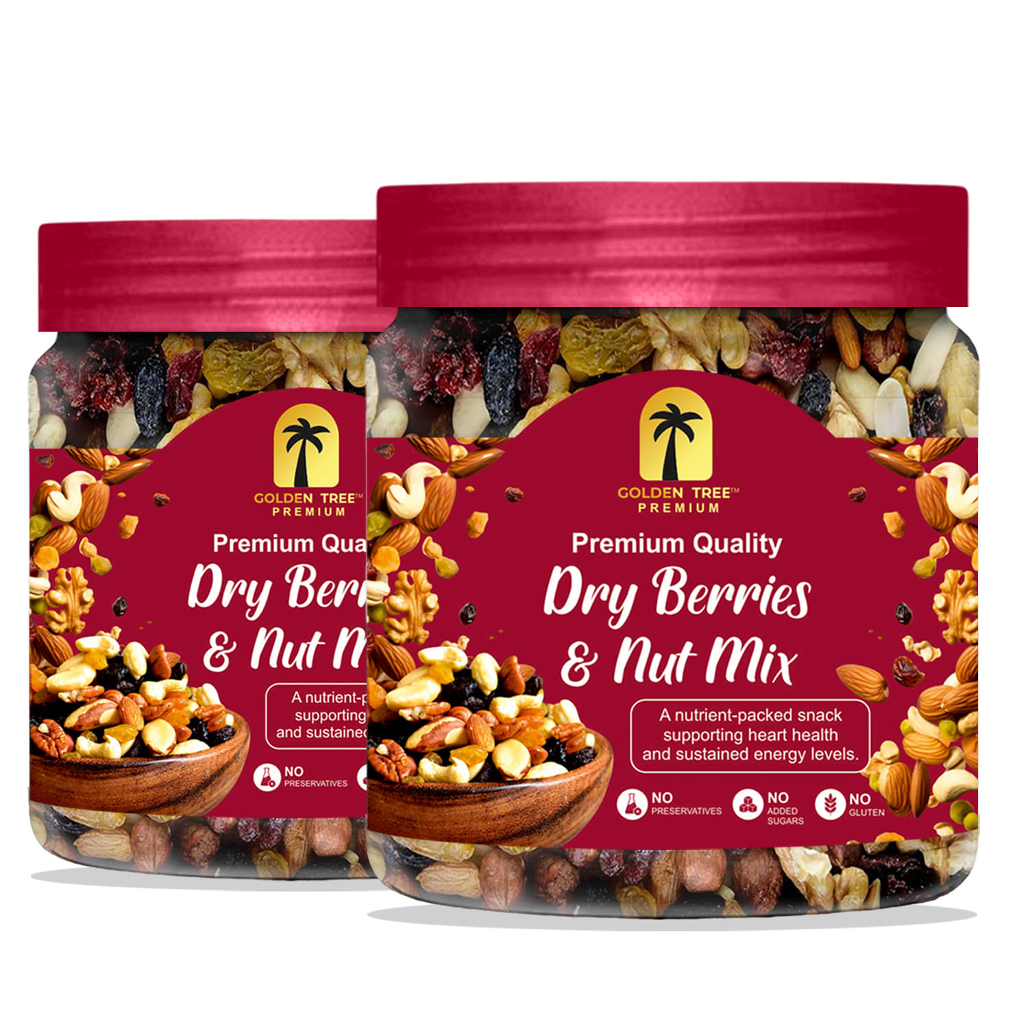    			Golden Tree Nuts & Berries 250 g Pack of 2