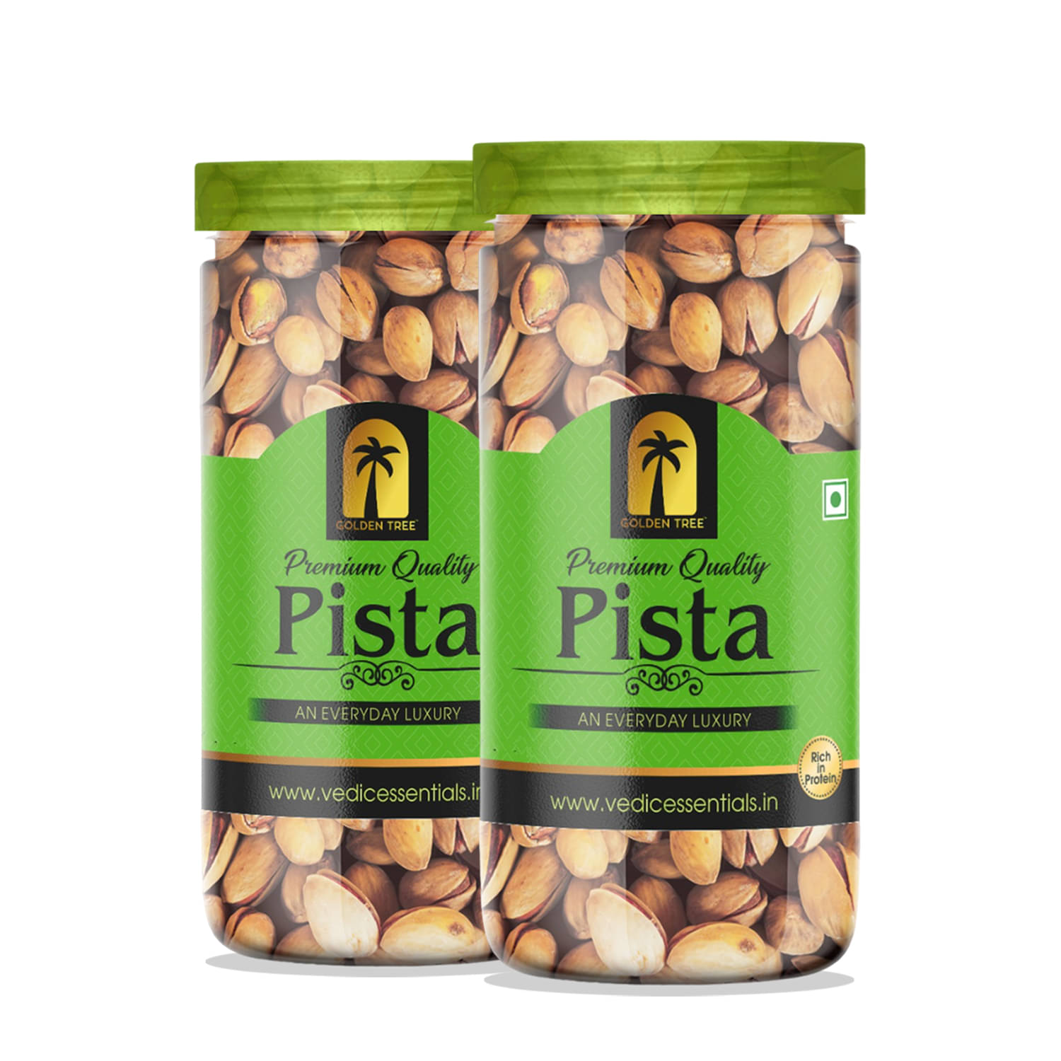     			Golden Tree Pistachio Nut (Pista) 400 g Pack of 2
