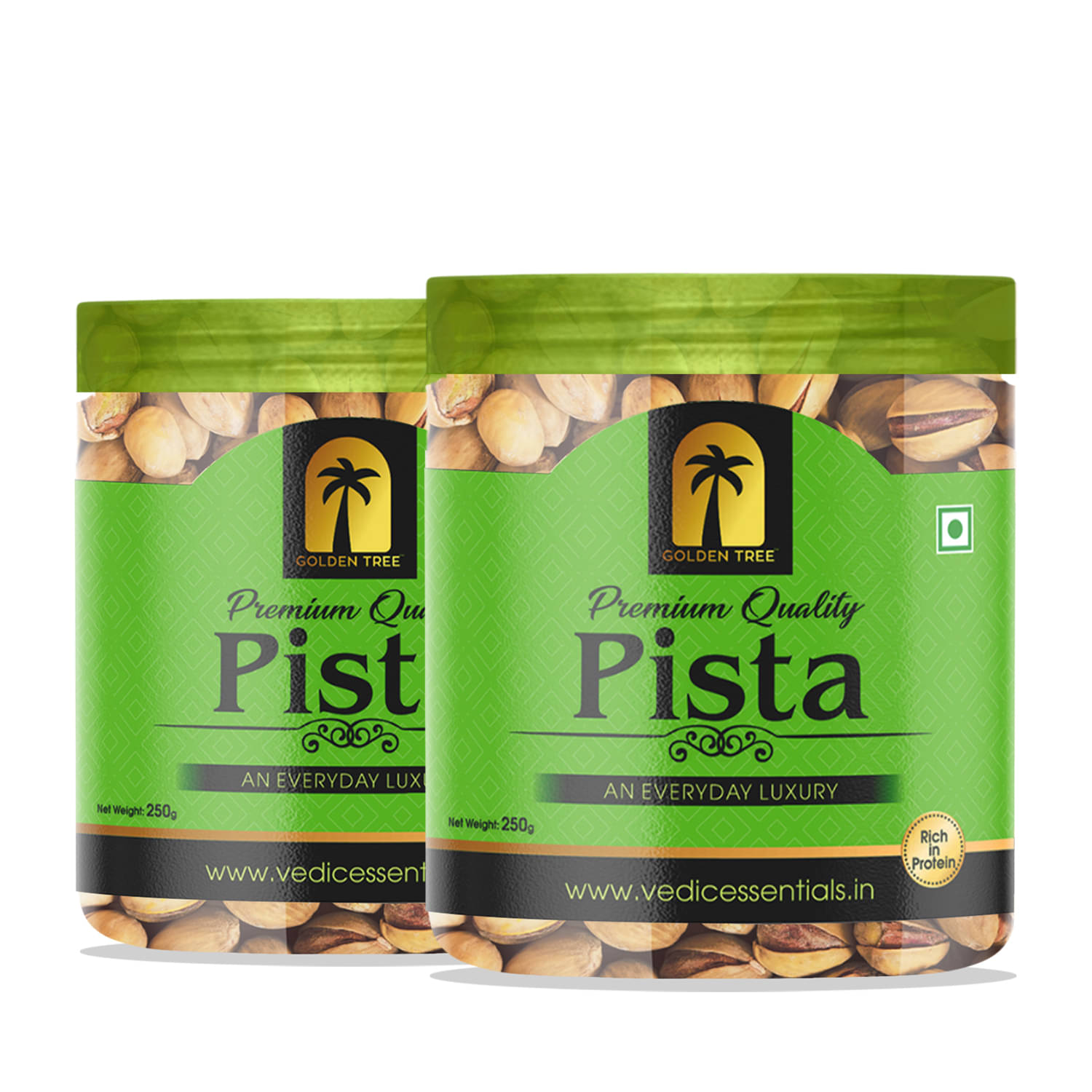    			Golden Tree Pistachio Nut (Pista) 200 g Pack of 2