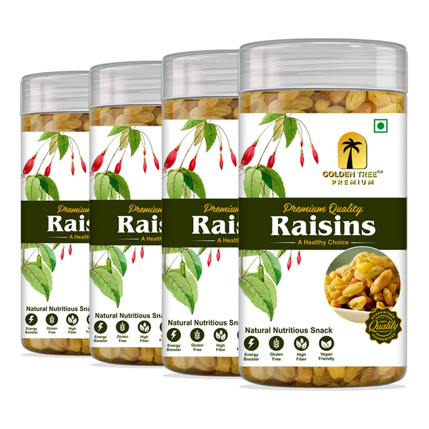     			Golden Tree Raisin (Kishmish) 150 g Pack of 4