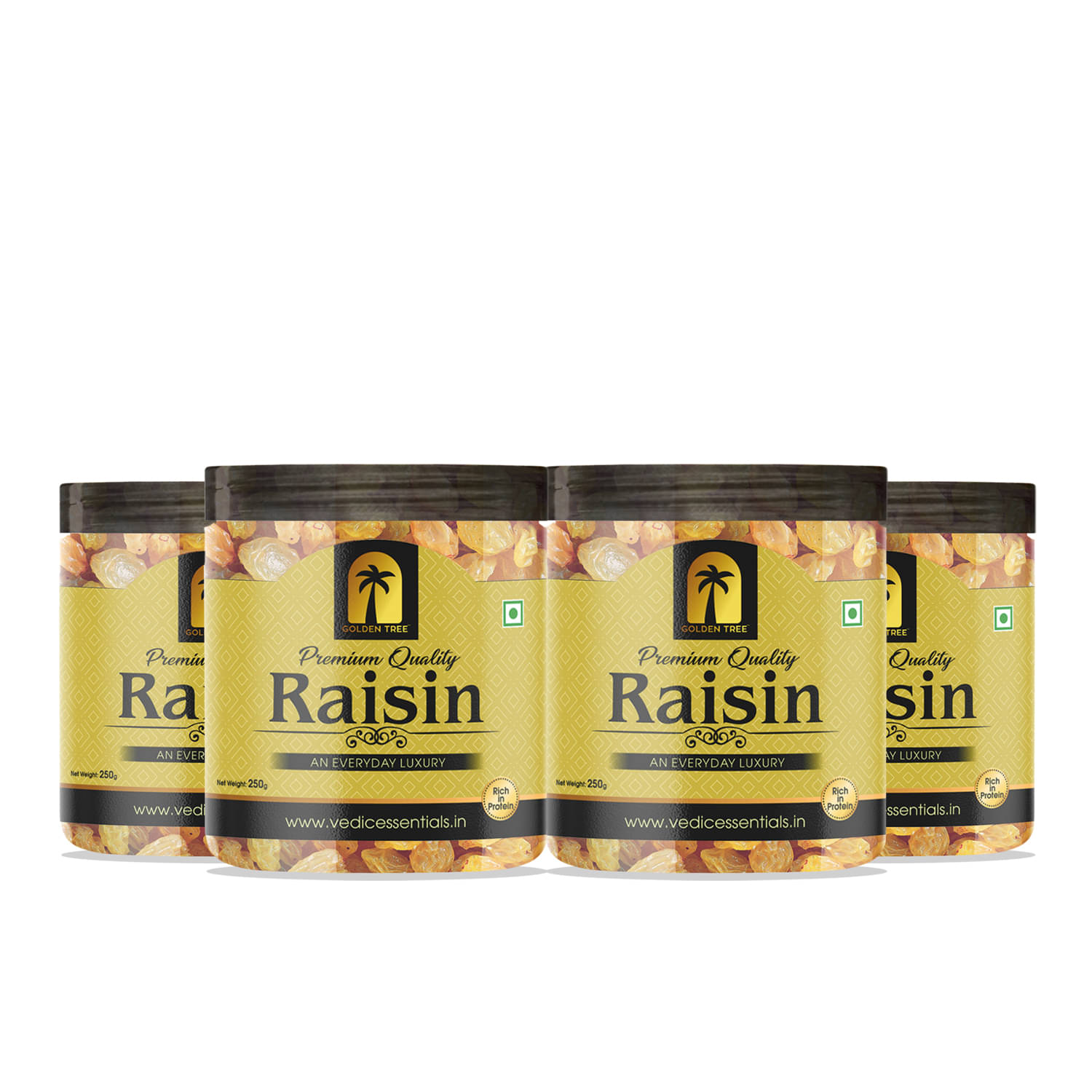     			Golden Tree Raisin (Kishmish) 250 g Pack of 4
