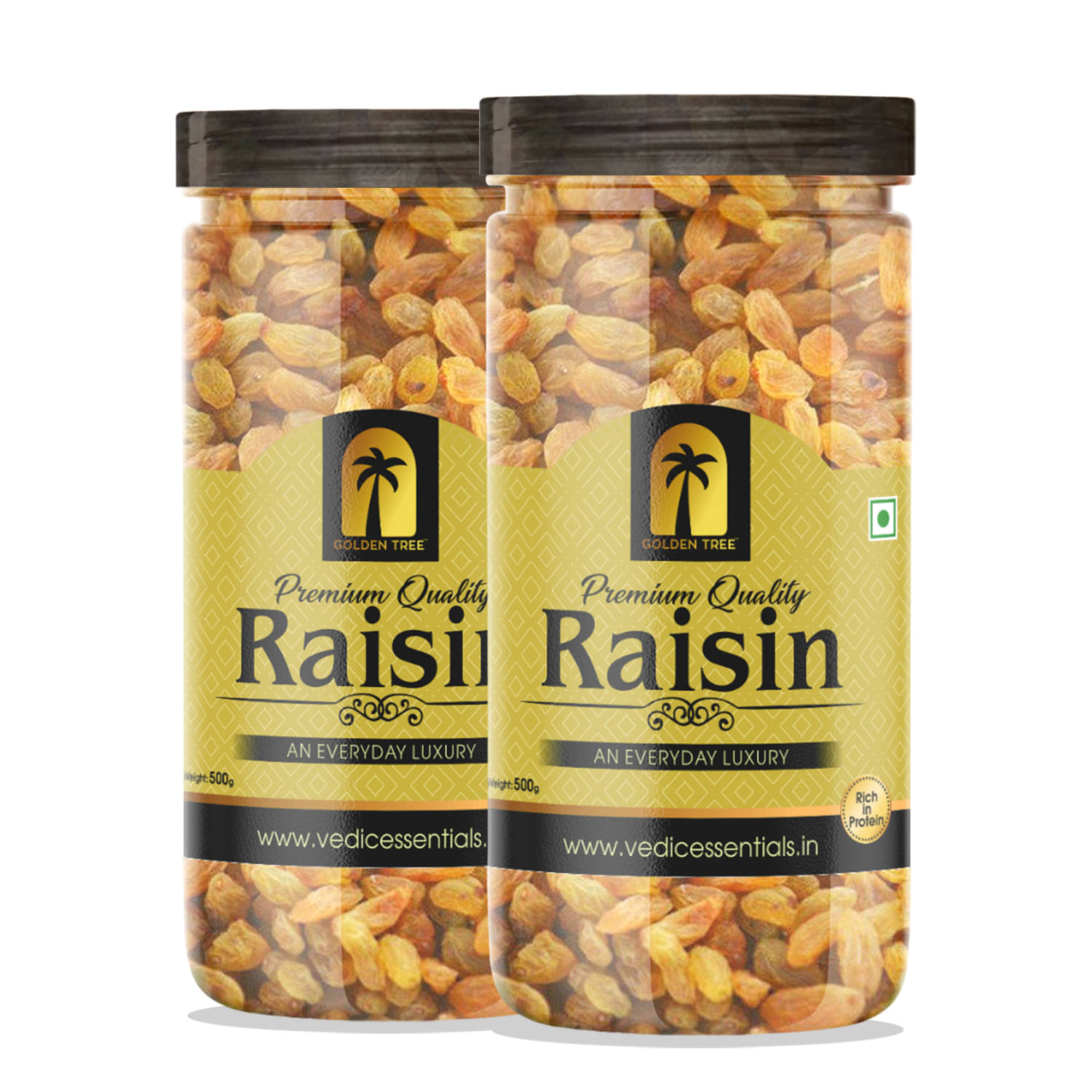     			Golden Tree Raisin (Kishmish) 500 g Pack of 2