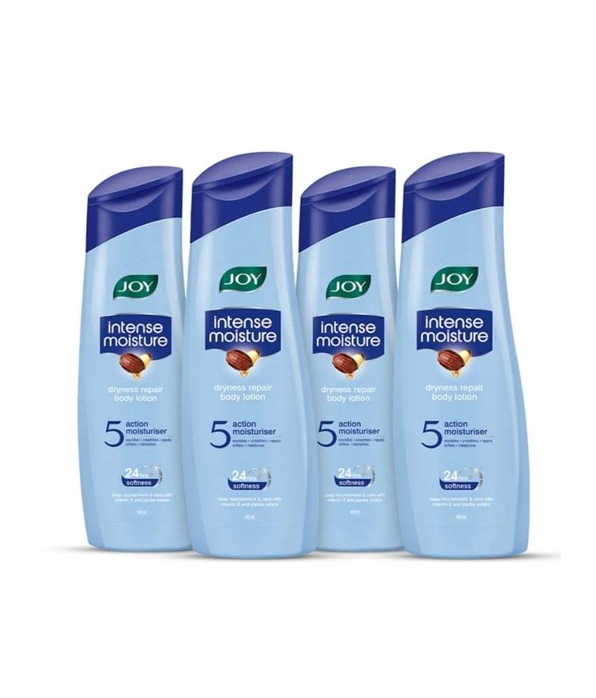     			Joy Intense Moisture Pocket Sized Lotion with Shea Butter Jojoba & Vitamin E 40ml each (Pack of 4)