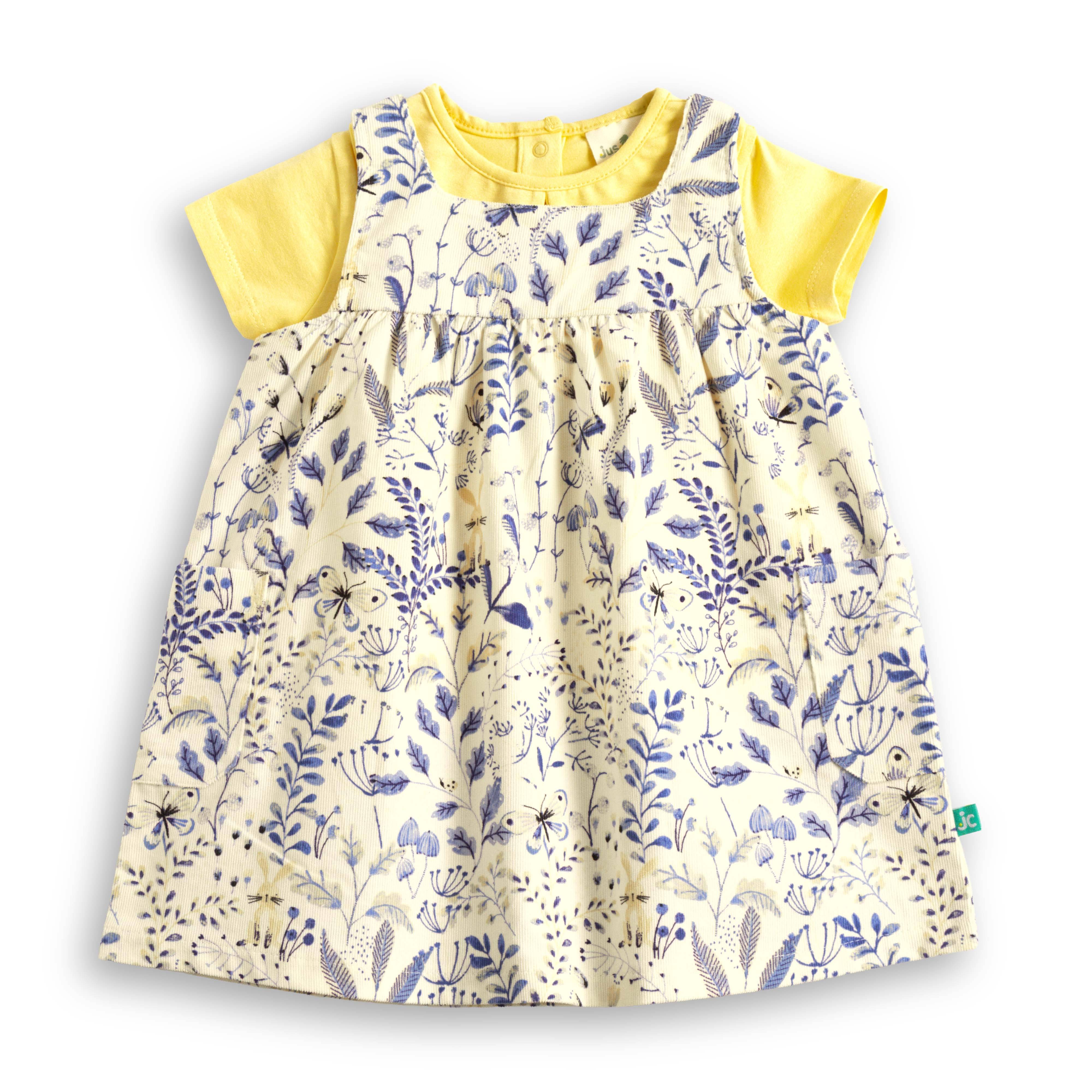     			Juscubs Girls Cotton Dungarees ( Pack of 1 , Blue )