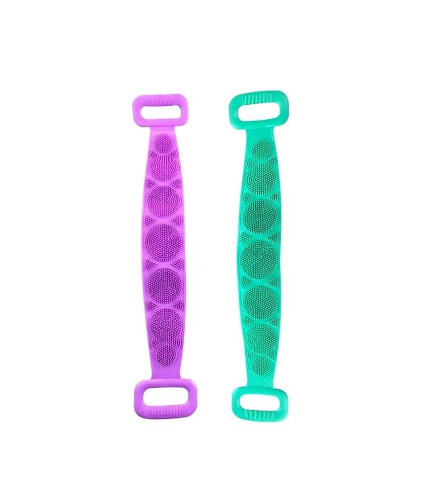     			KRISHTAL TRADING BATH BRUSH Short Handle Back Scrubber Pack of 2