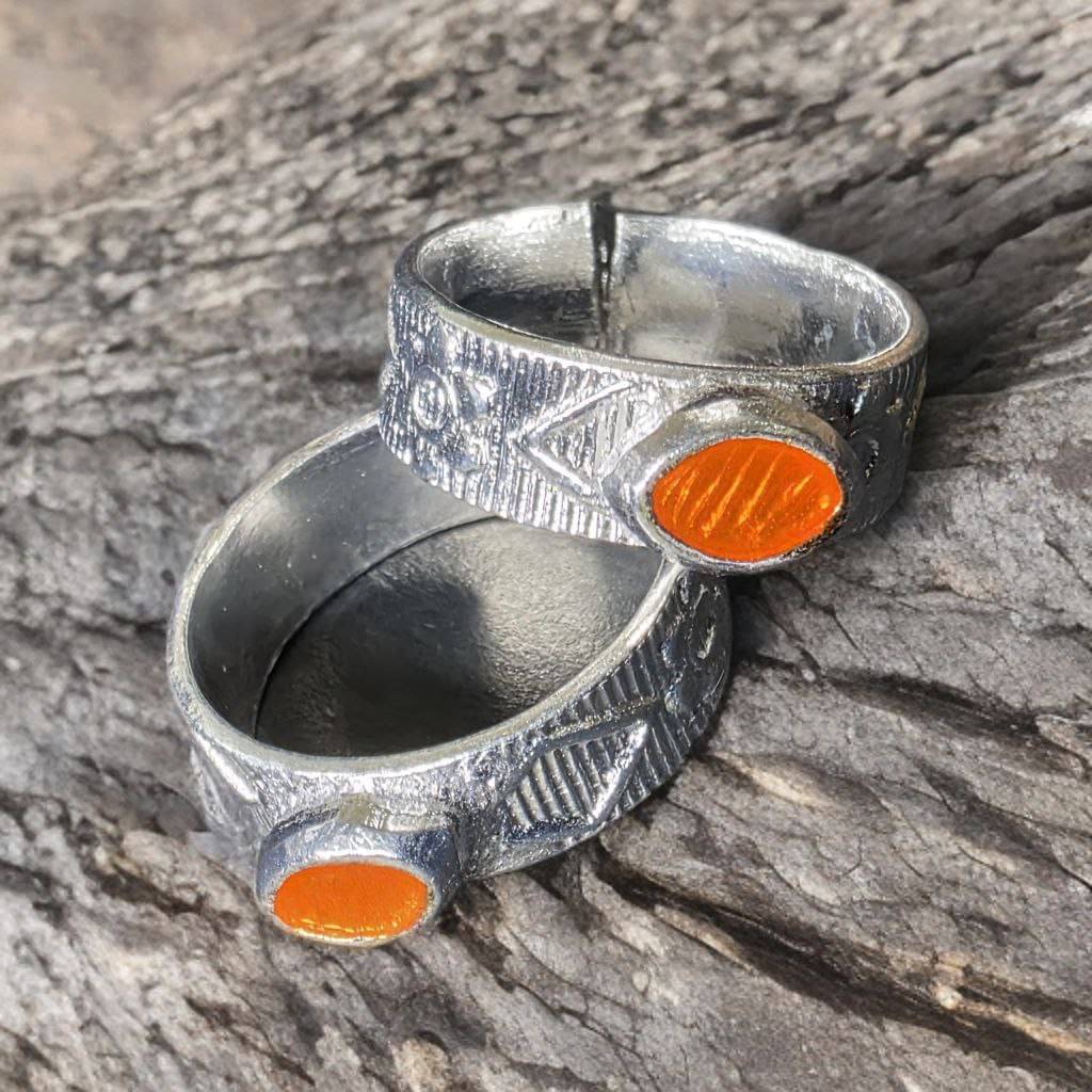     			METTI MOHAN TRADERS Silver Toe Rings ( Pack of 2 )