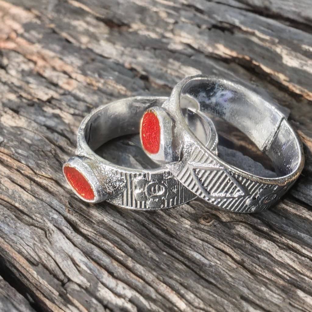     			METTI MOHAN TRADERS Silver Toe Rings ( Pack of 2 )