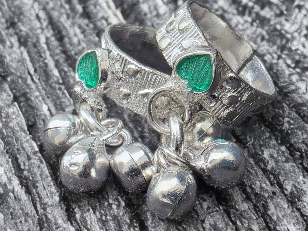     			METTI MOHAN TRADERS Silver Toe Rings ( Pack of 2 )