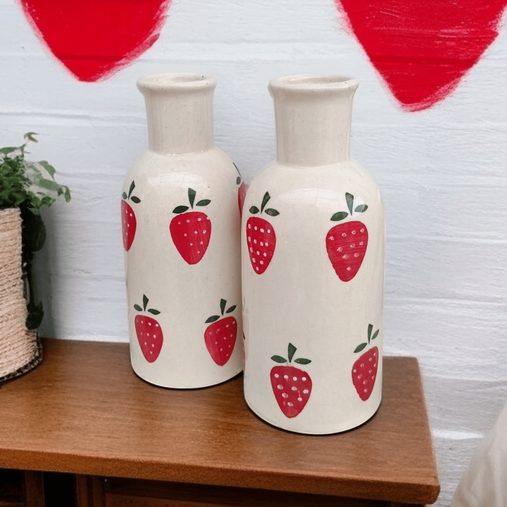     			Malaikah Ceramic Table Vase 20 cms - Pack of 2