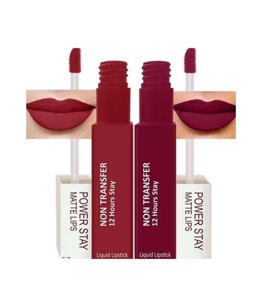 Mixonshun Red Matte Long Lasting Liquid Lipstick ( Pack of 2 ) Mixonshun Red Matte Long Lasting Liquid Lipstick ( Pack of 2 )