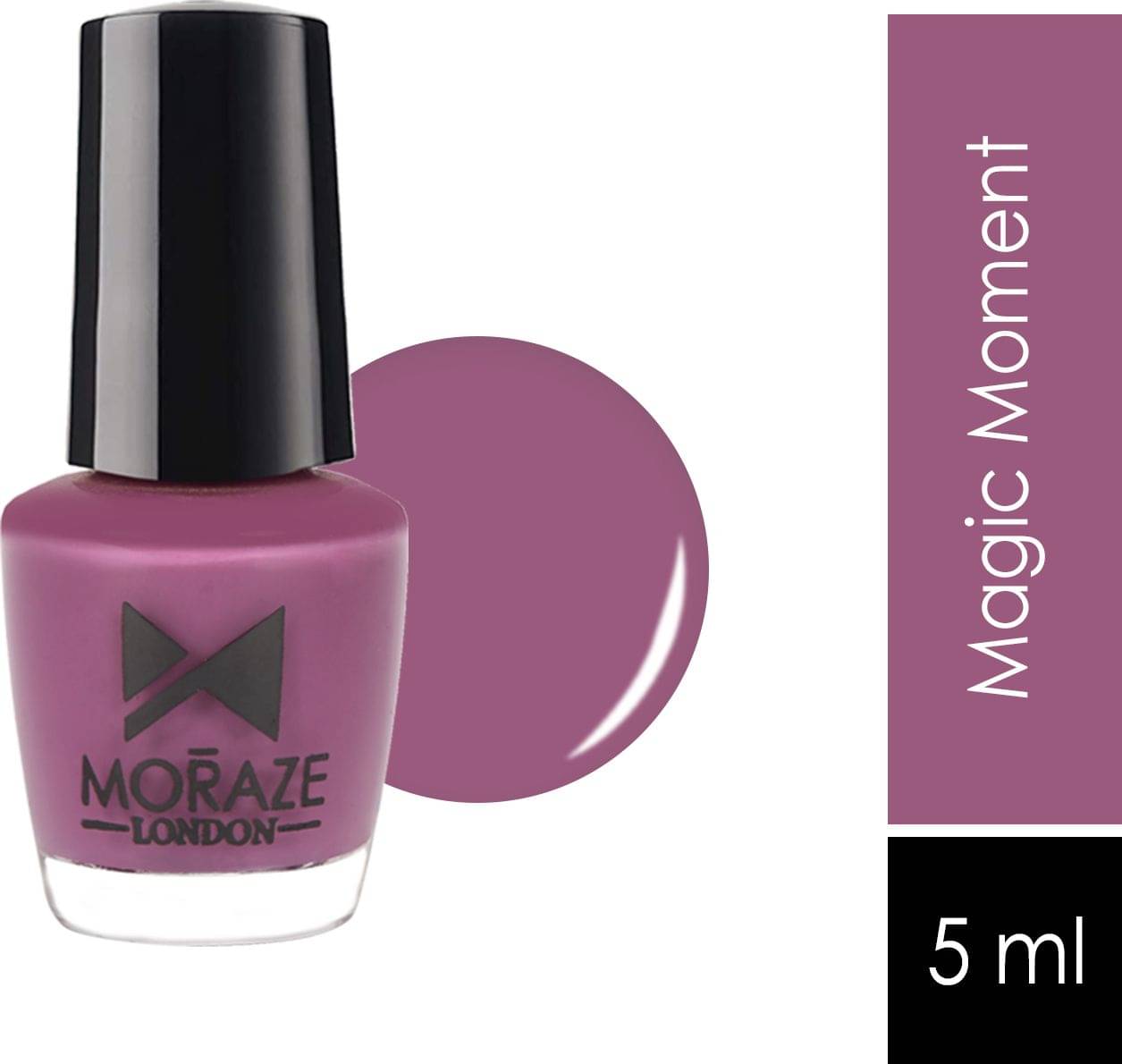     			Moraze Blue Nail Polish 5 ( Pack of 1 )