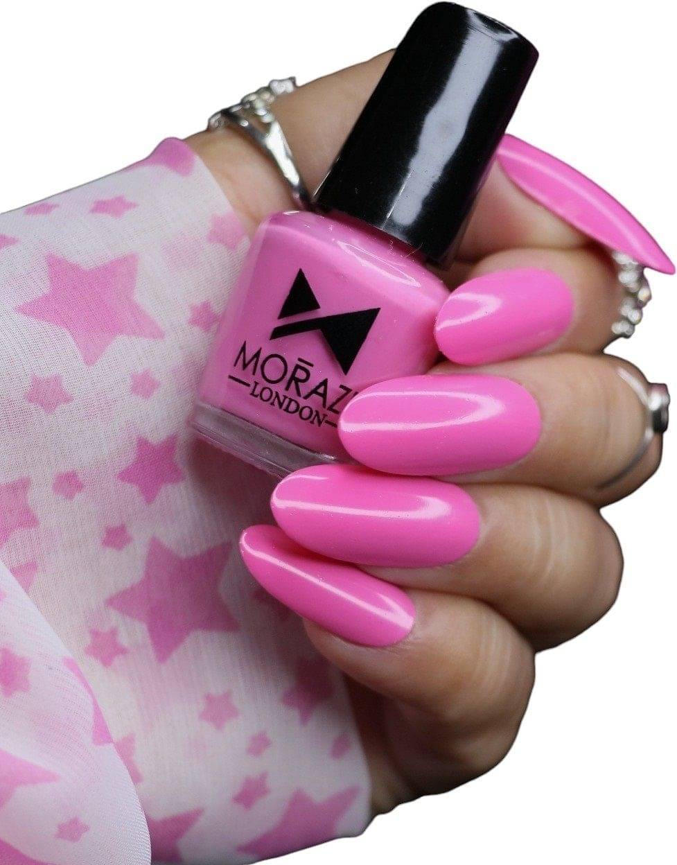     			Moraze Pink Nail Polish 5 ( Pack of 1 )