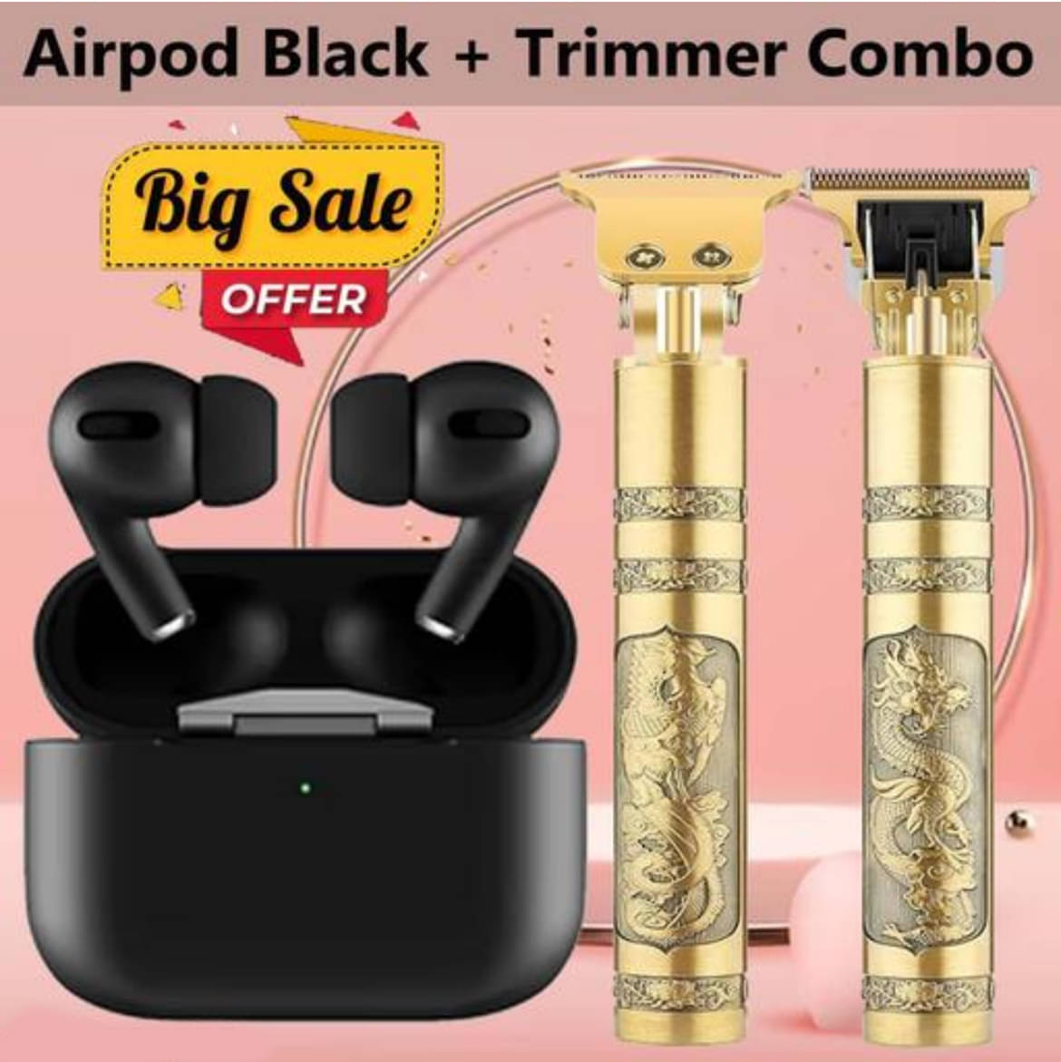     			NEO TRUE WIRELESS BLUETOOTH HEADPHONE EARBUDS TWS AIRDOPS WITH HAIR TRIMMER