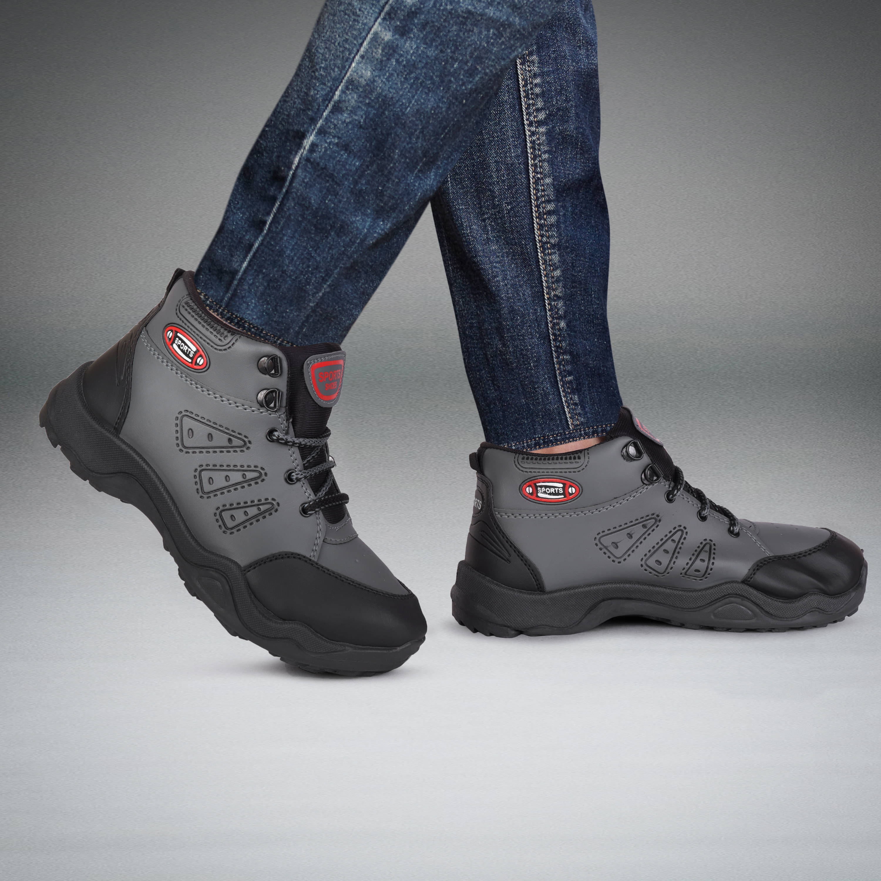 PENNEN Gray Men's Casual Boots     			PENNEN Gray Men's Casual Boots