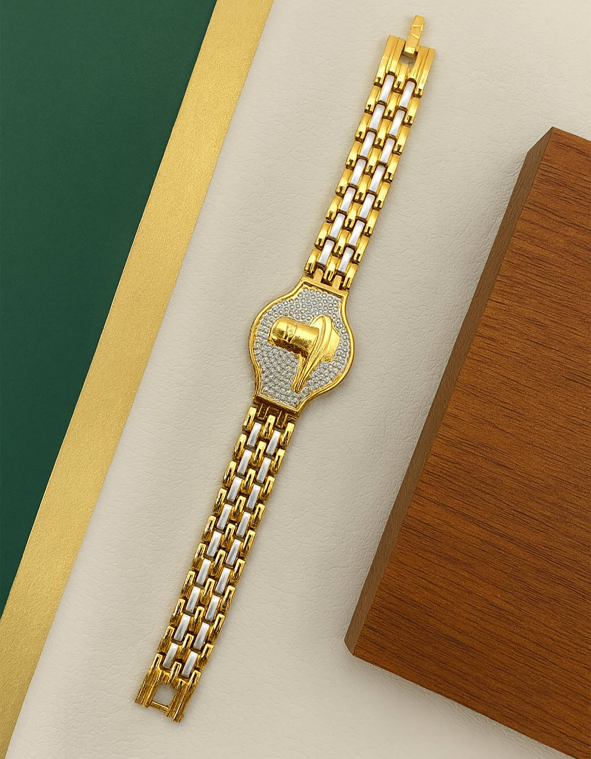 RANEM Gold Bracelet ( Pack of 1 ) - Bangles & Bracelets | Buy online on ZillyBuy