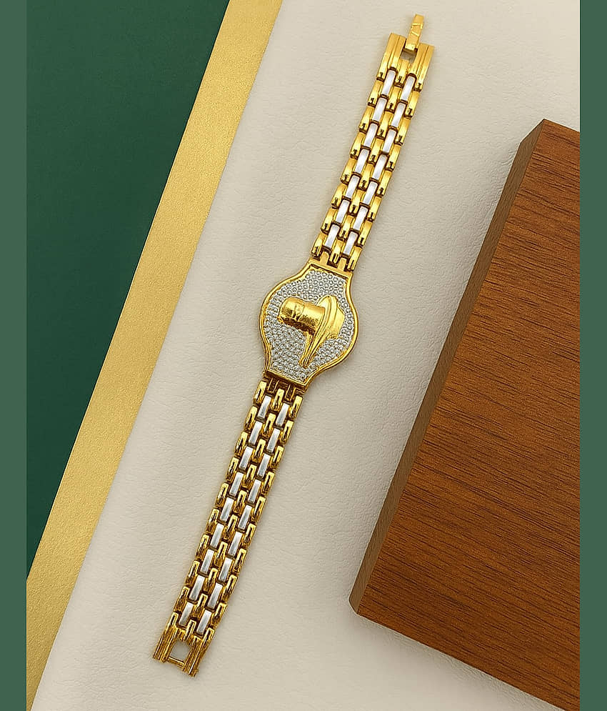 RANEM Gold Bracelet ( Pack of 1 ) - Bangles & Bracelets | Buy online on ZillyBuy