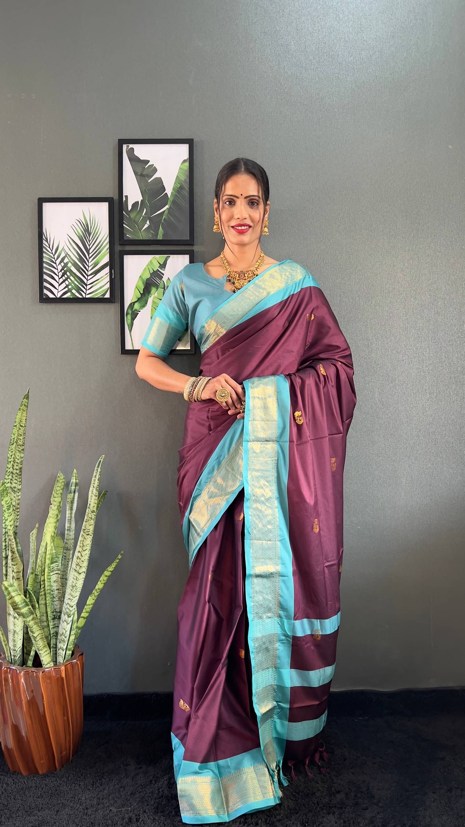 SATVASHIV Cotton Silk Woven Regular Saree With Unstitched Blouse Piece ( Multicolor 9 ) SATVASHIV Cotton Silk Woven Regular Saree With Unstitched Blouse Piece ( Multicolor 9 )