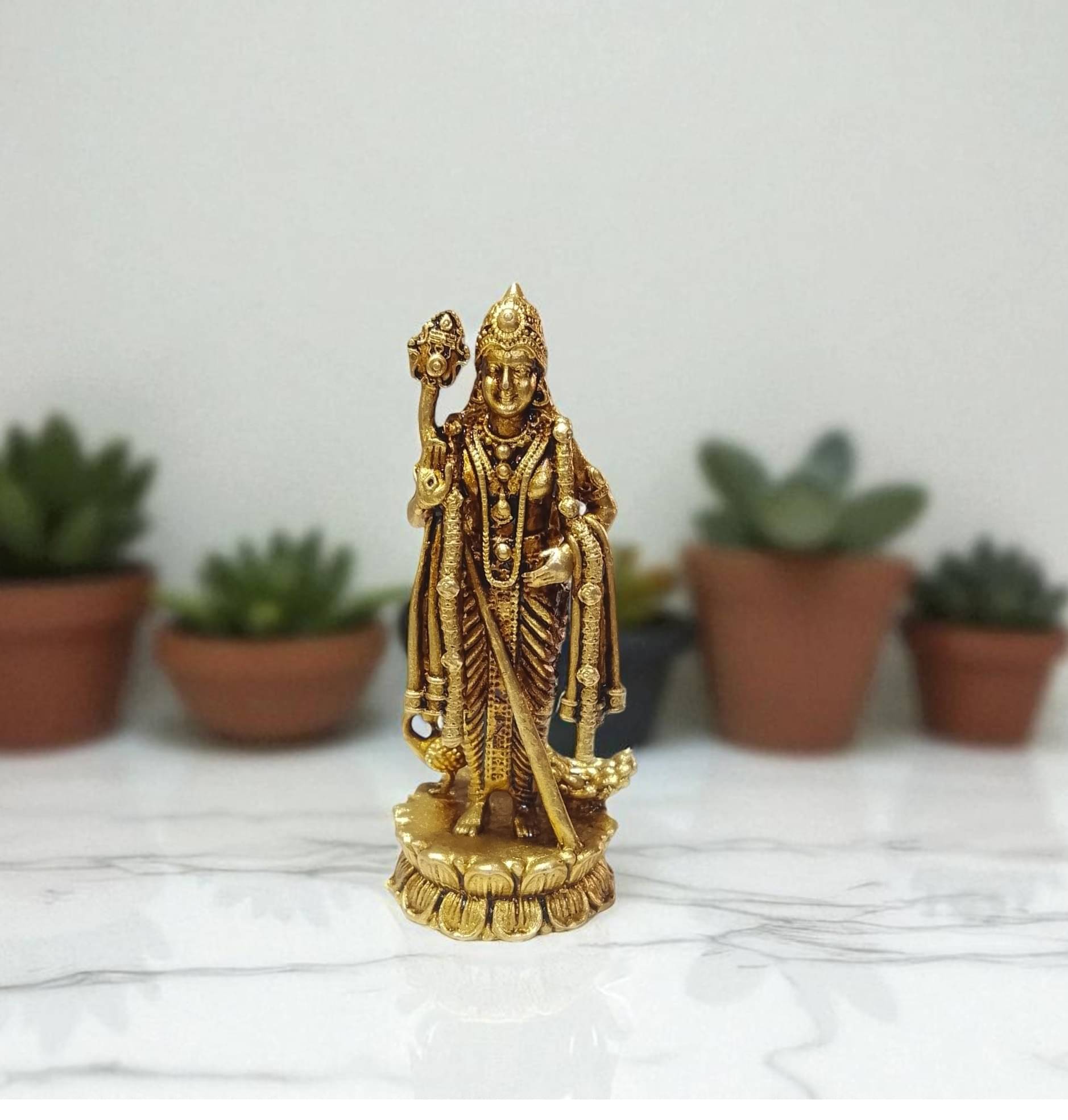     			SJL Brass Karthikeya Swamy Idol ( 7.5 cm )