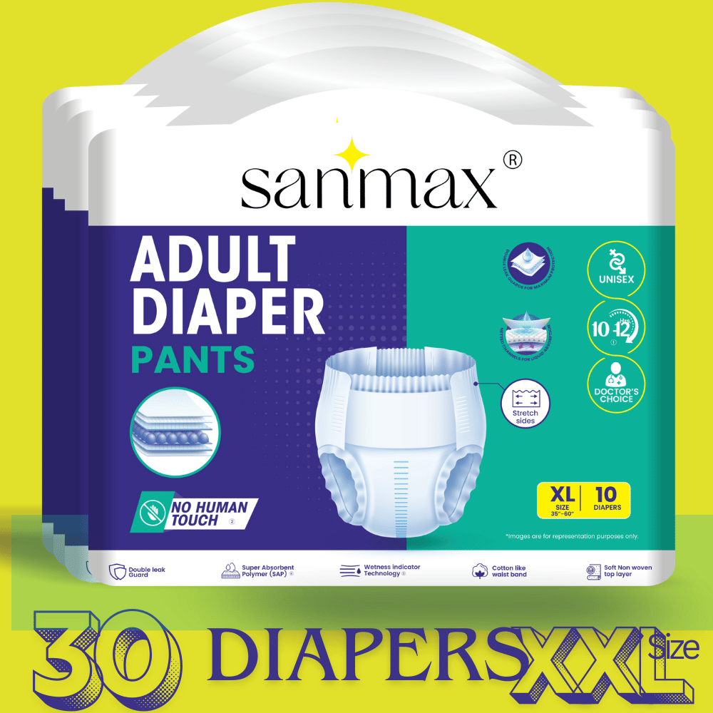     			Sanmax Adult Diaper XXL 30 Pcs Pack of 3