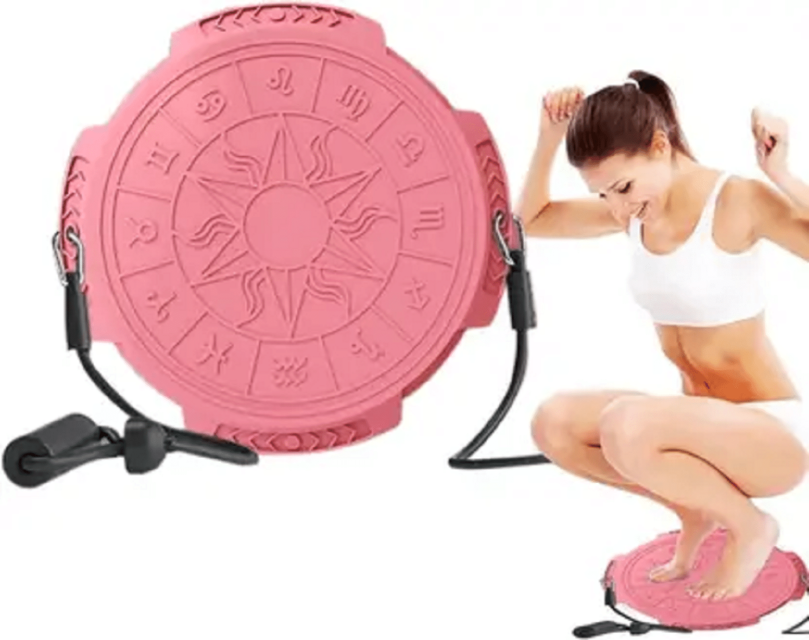 Shopeleven Tummy Twister With Toning Tube Waist Twisting Disc for Home Office Indoor Exercise Workout     			Shopeleven Tummy Twister With Toning Tube Waist Twisting Disc for Home Office Indoor Exercise Workout
