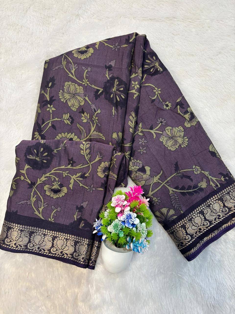     			Sitanjali Cotton Printed Sambalpuri Saree With Unstitched Blouse Piece ( Peach )