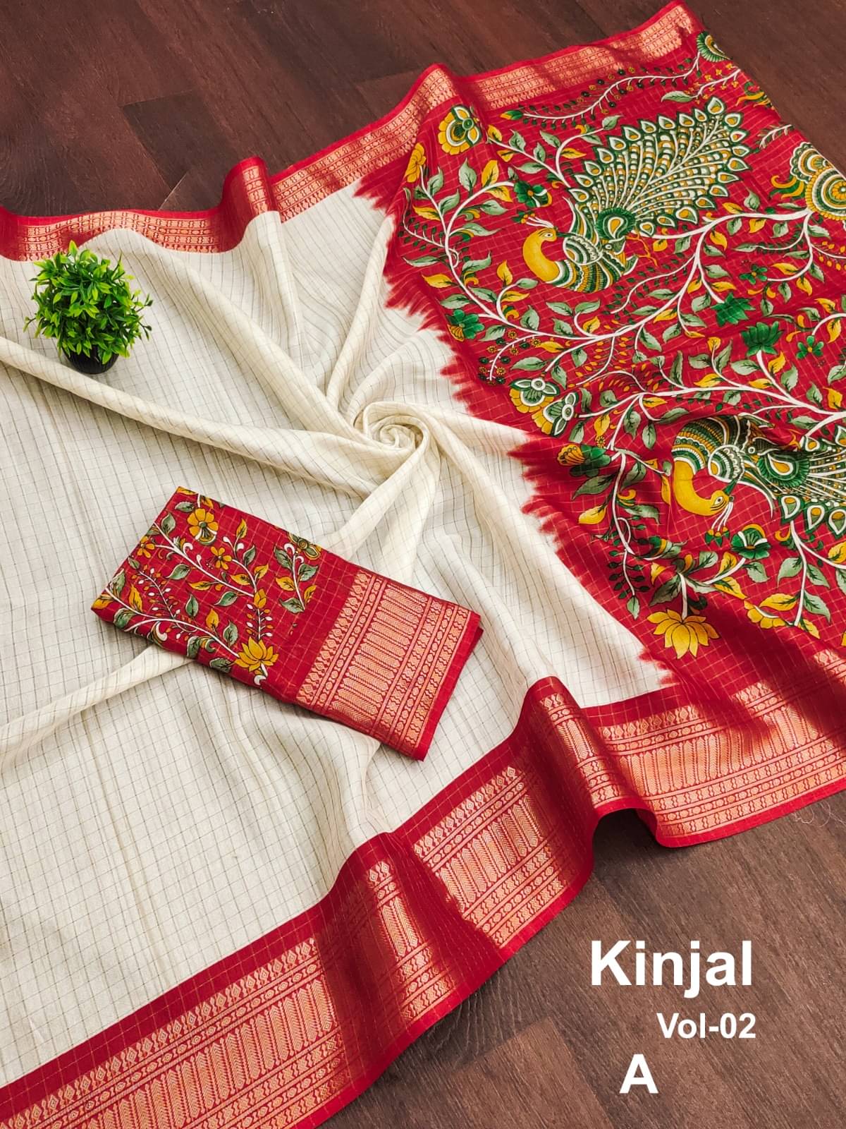 Sitanjali Silk Blend Printed Sambalpuri Saree With Unstitched Blouse Piece ( RED ) Sitanjali Silk Blend Printed Sambalpuri Saree With Unstitched Blouse Piece ( RED )