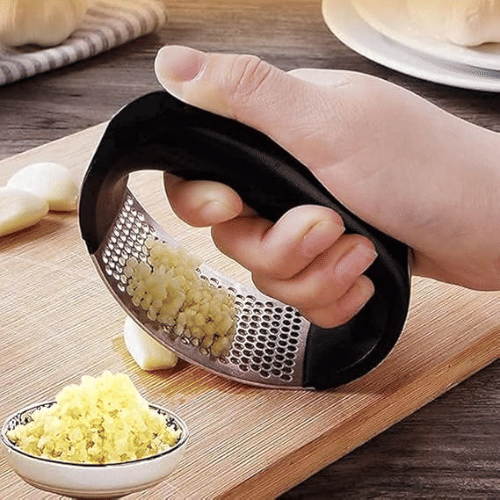     			Stainless Steel Garlic Press & Crusher – Durable Garlic Chopper for Effortless Crushing & Mincing