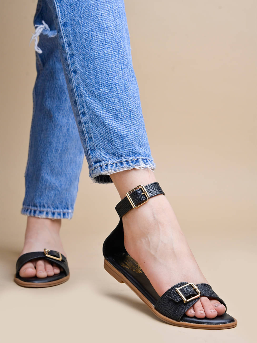     			Stylestry Black Women's Flats
