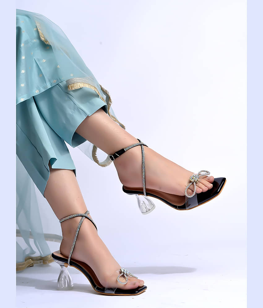Stylestry Black Women's Sandal Heels - Heels | Buy online on ZillyBuy
