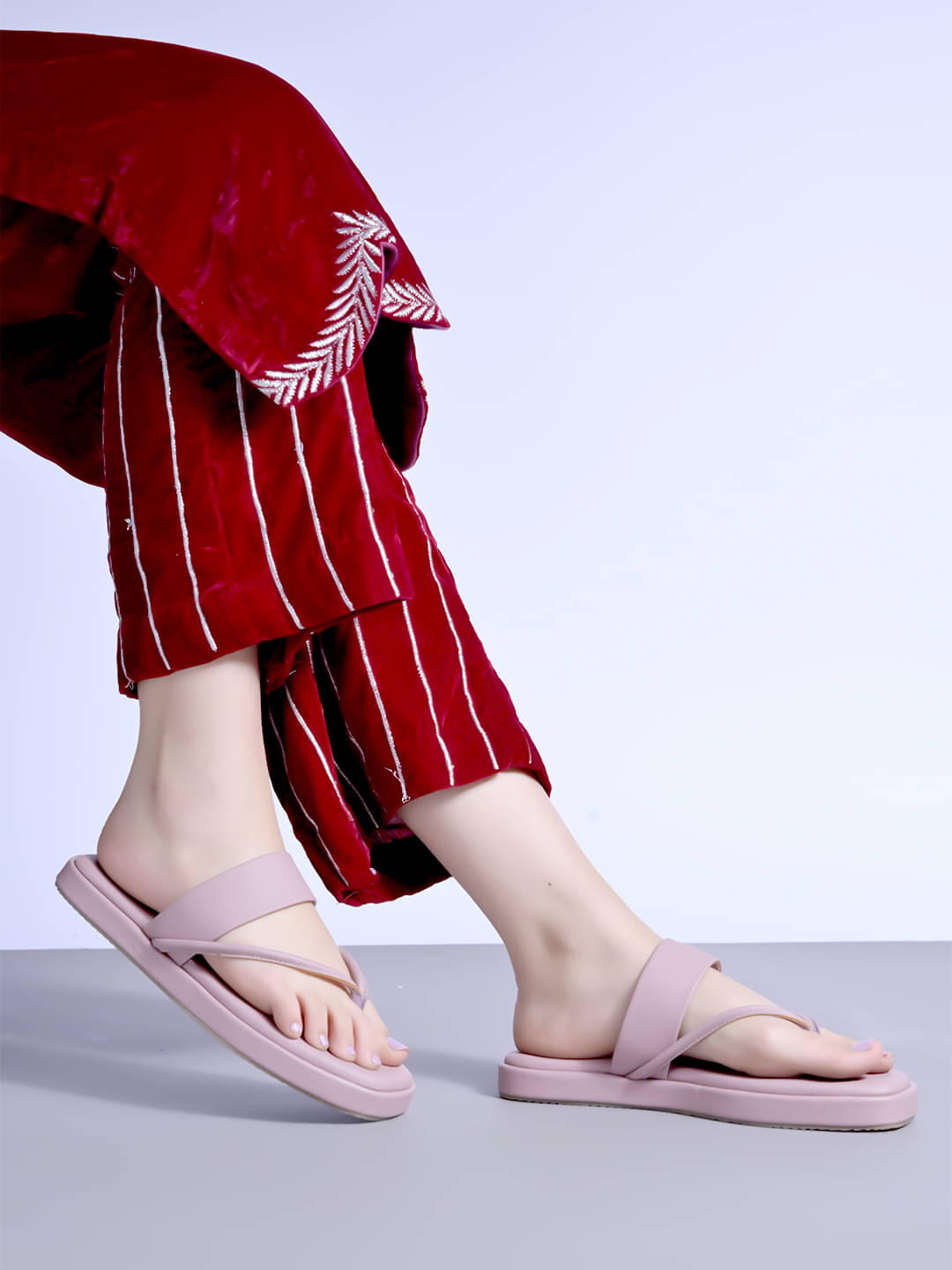     			Stylestry Peach Women's Flats