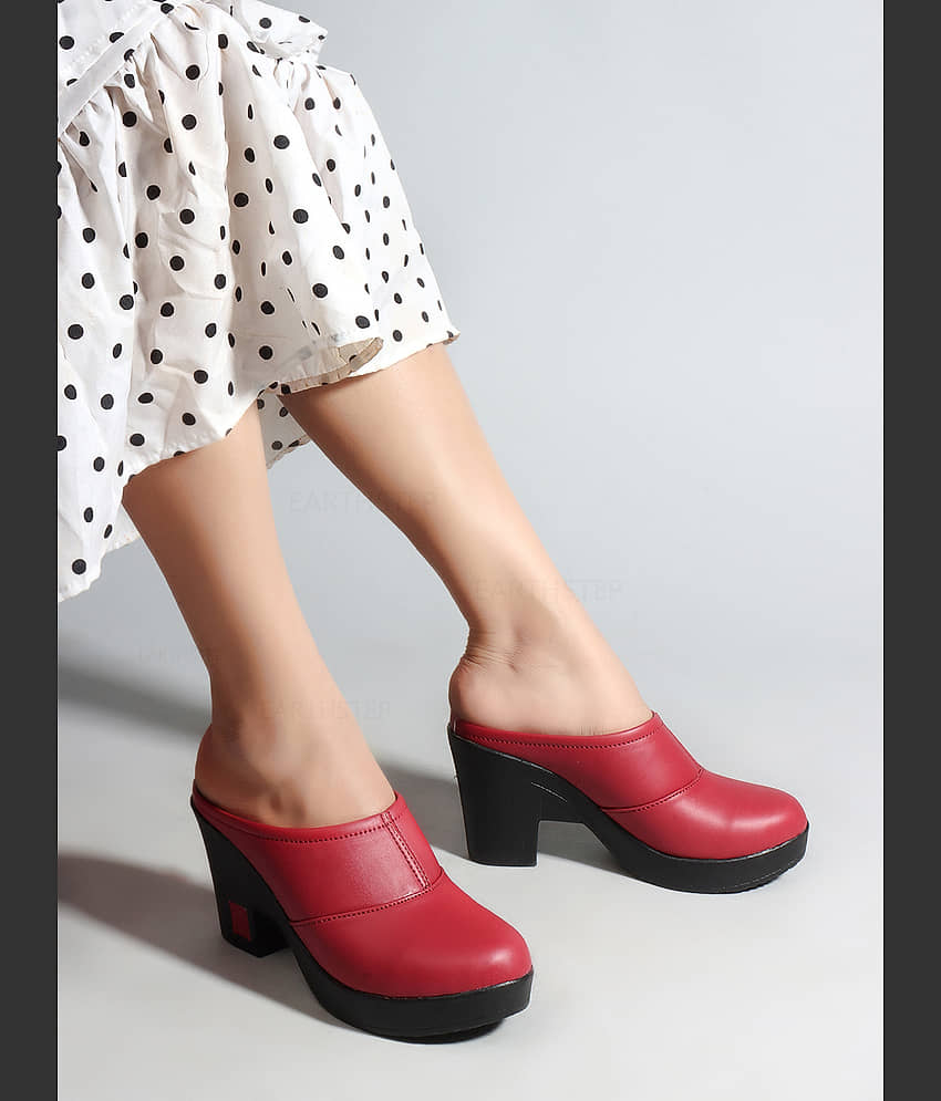 Stylestry Red Women's Pumps Heels - Heels | Buy online on ZillyBuy