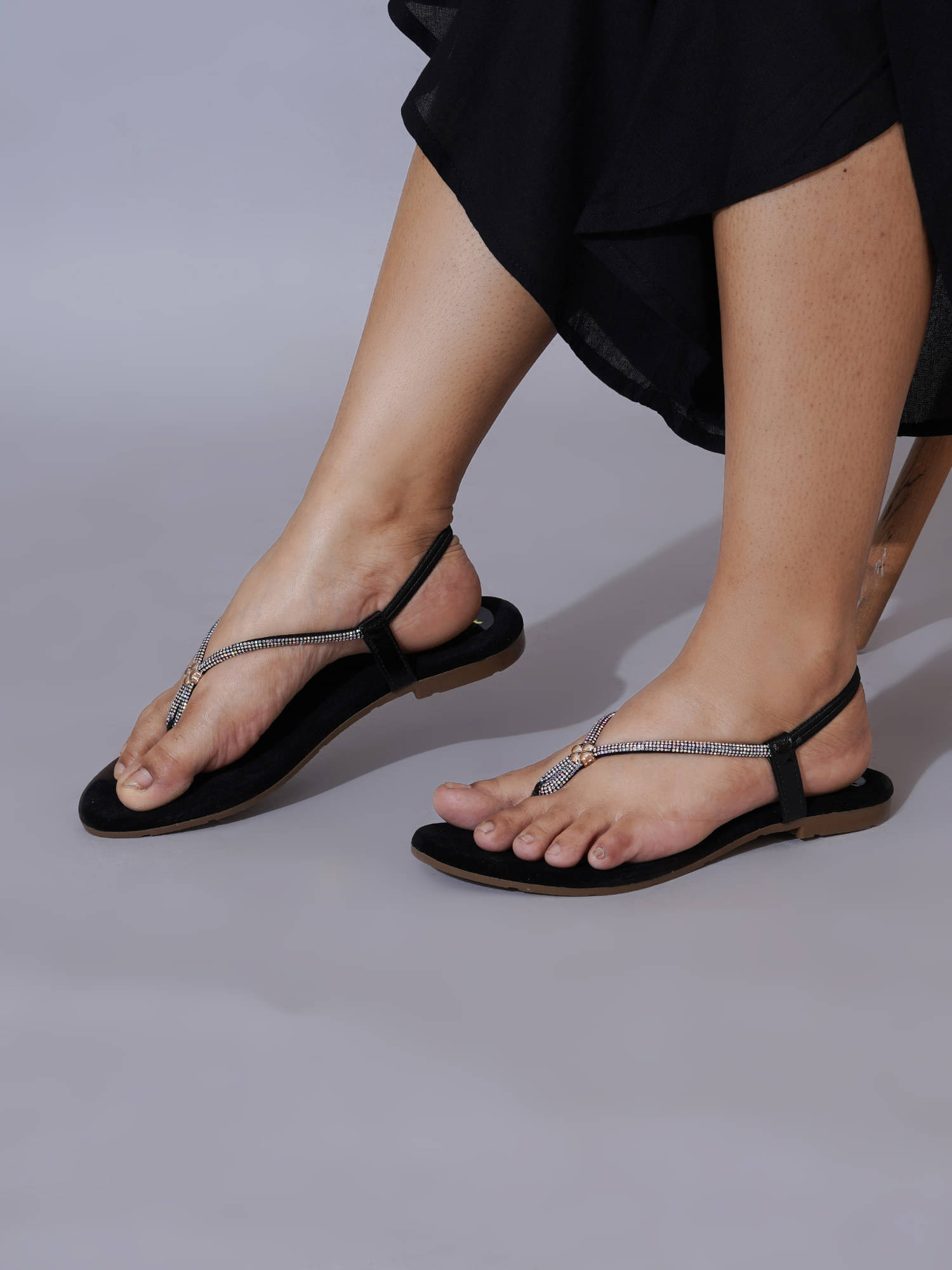     			Stylestry Silver Women's Flats