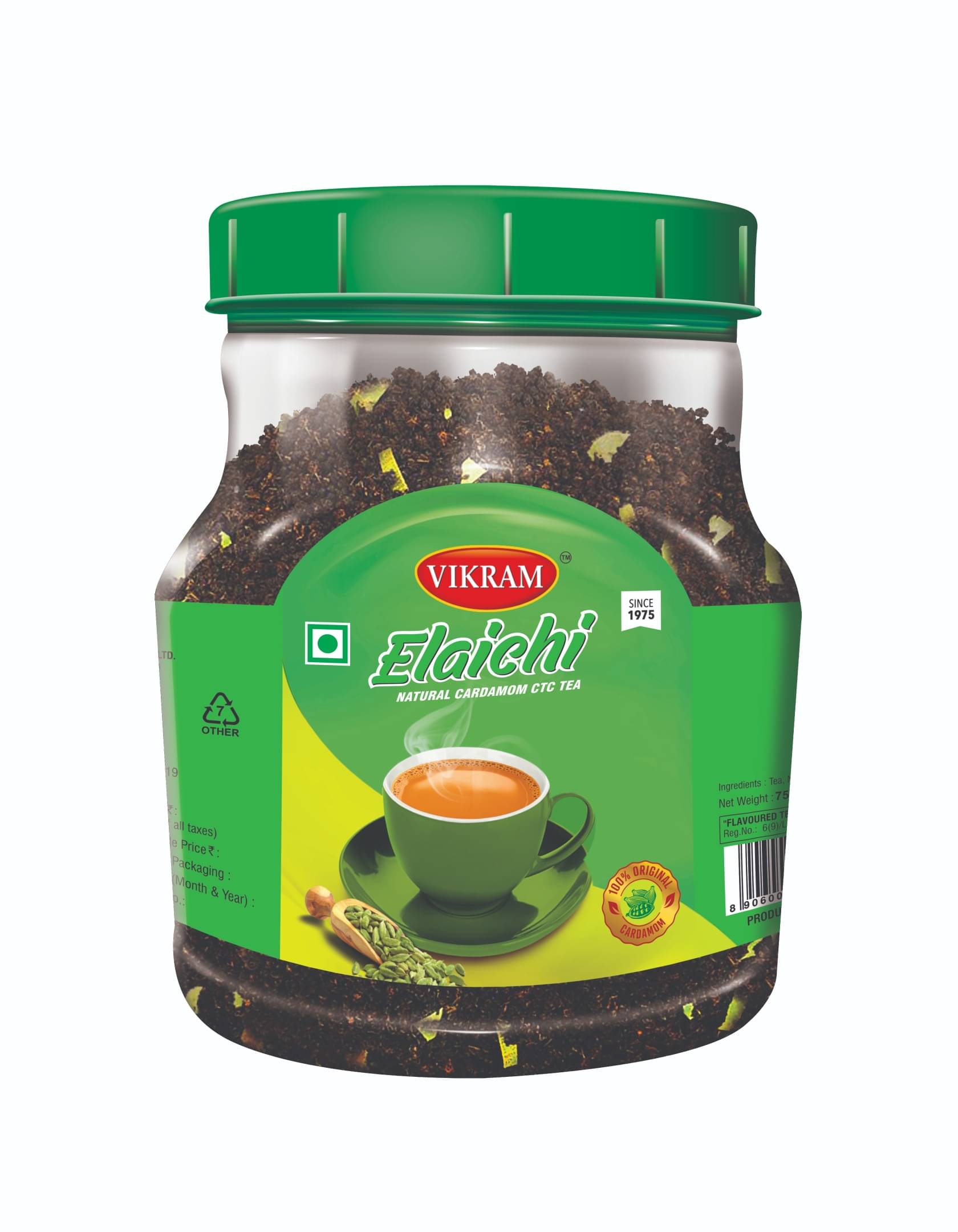     			VIKRAM Assam Tea Loose Leaf Elaichi 750 gm