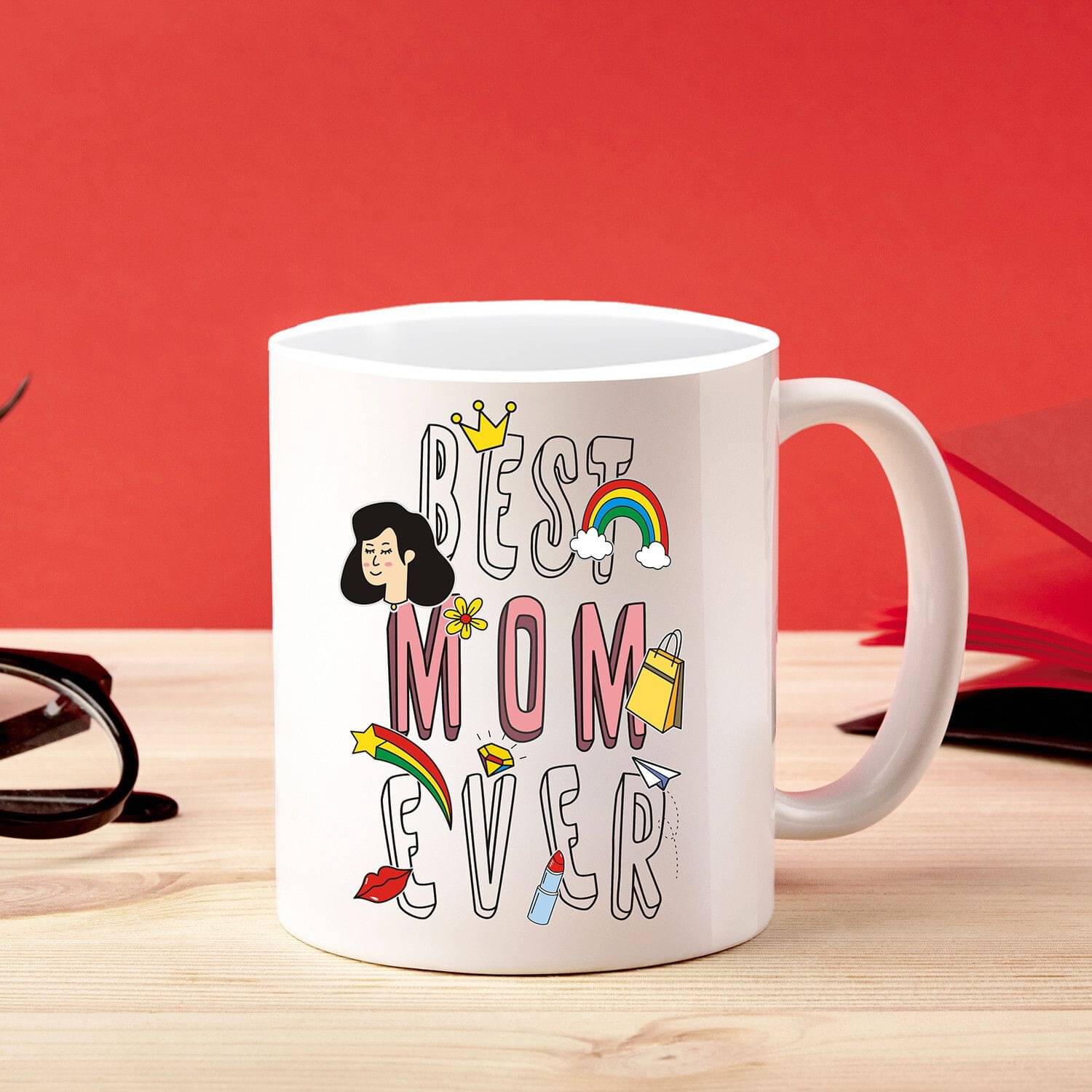     			Vihaan Fashions Multicolor Ceramic Gifting Mug