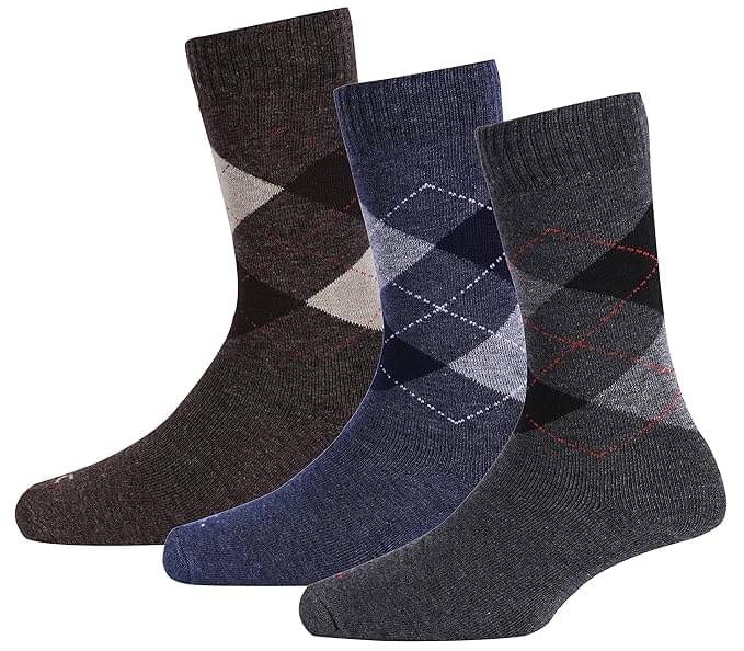 WildProducts Pack of 3 Men's Woollen Full Length Socks ( Multicolor )     			WildProducts Pack of 3 Men's Woollen Full Length Socks ( Multicolor )