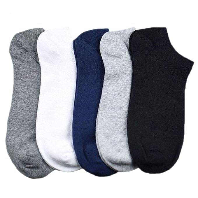 WildProducts Pack of 5 Men's Cotton Blend Ankle Length Socks ( Multicolor )     			WildProducts Pack of 5 Men's Cotton Blend Ankle Length Socks ( Multicolor )