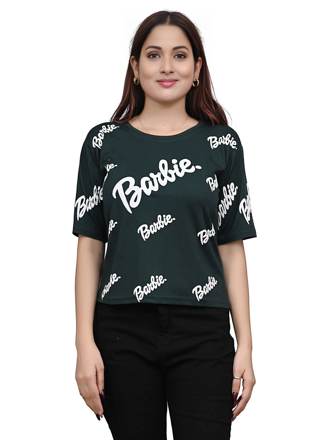     			Yunic29 Women's Cotton Regular Top ( Green )
