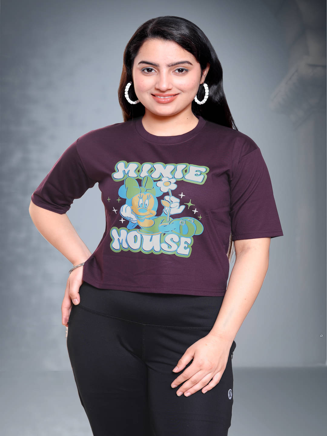 Yunic29 Women's Cotton Regular Top ( Wine ) Yunic29 Women's Cotton Regular Top ( Wine )